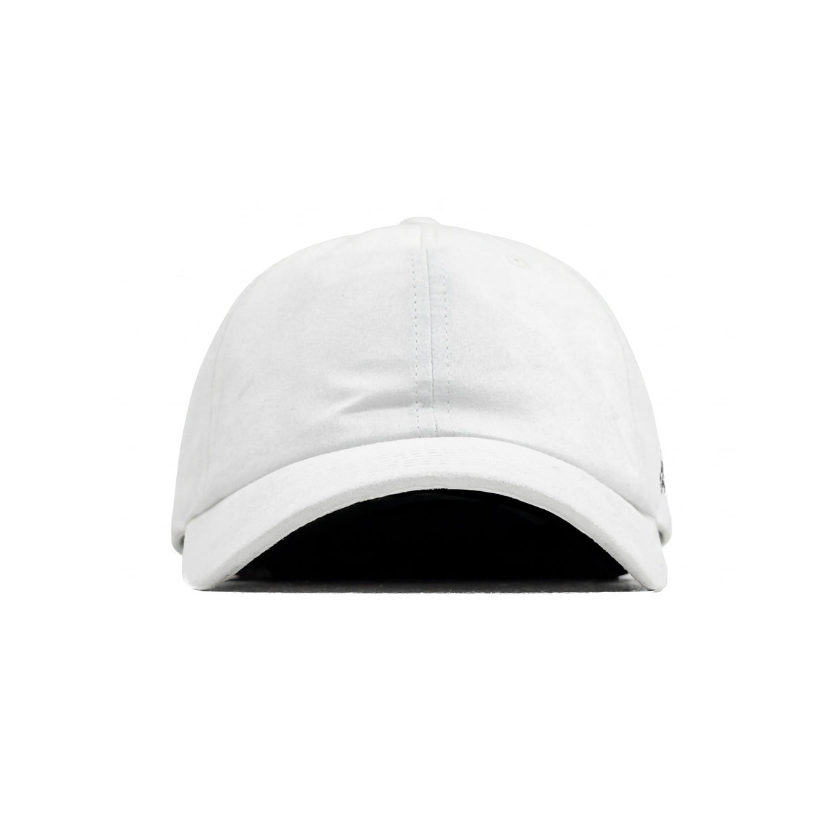 HEAD GEAR SOLID WHITE SUEDE CAP