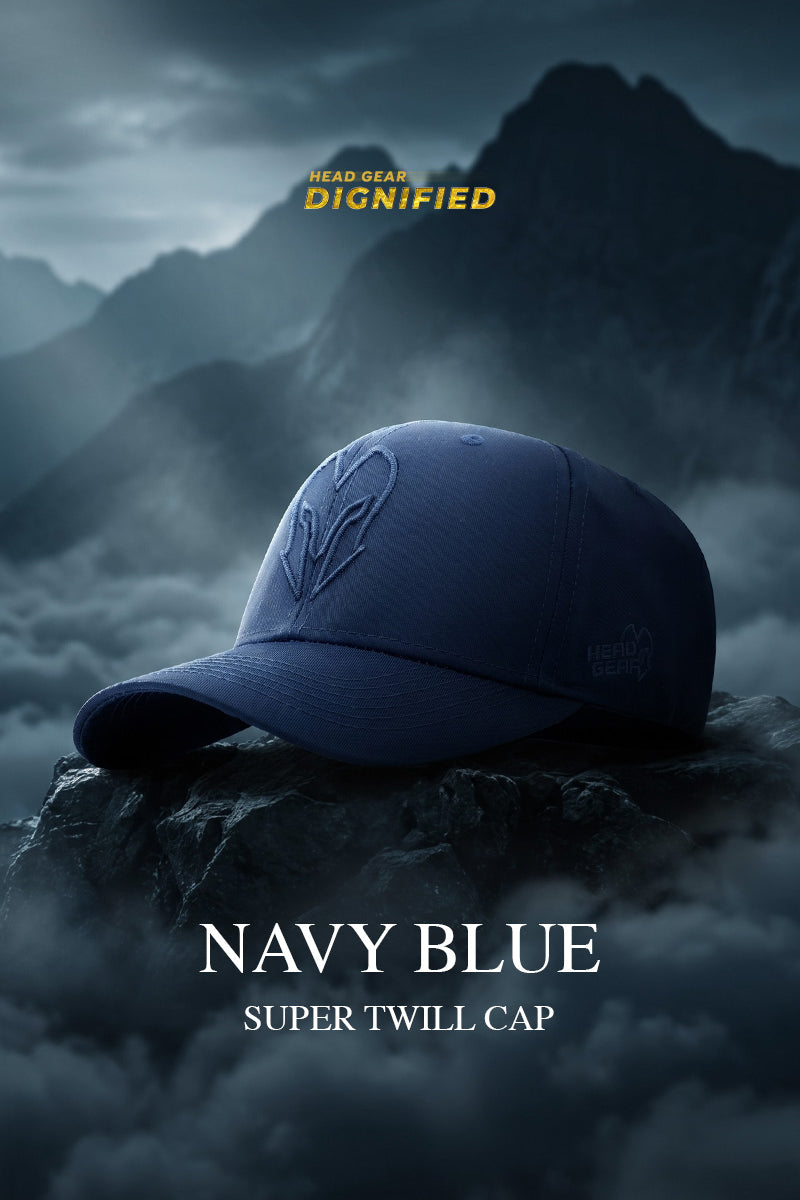 HEAD GEAR SUPER TWILL NAVY BLUE CAP