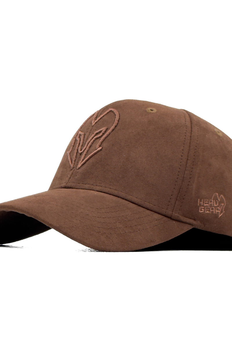 HEAD GEAR CHOCOLATE SUPER SUEDE CURVED VISOR CAP