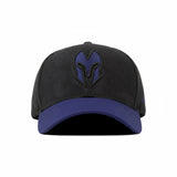 HEAD GEAR BLACK AND PURPLE REDEFINED SUEDE CAP