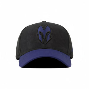 HEAD GEAR BLACK AND PURPLE REDEFINED SUEDE CAP