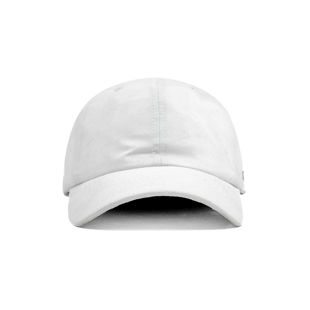 HEAD GEAR SOLID WHITE SUEDE CAP