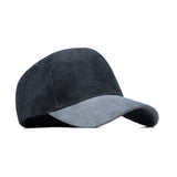 HEAD GEAR BLACK CHARCOAL GREY DUAL TONE CORD CAP
