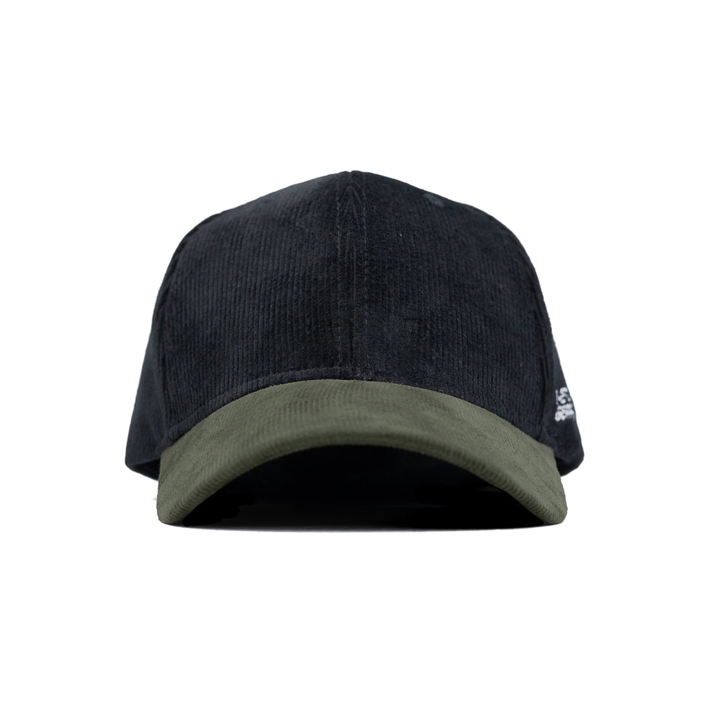 HEAD GEAR BLACK OLIVE DUAL TONE CORD CAP