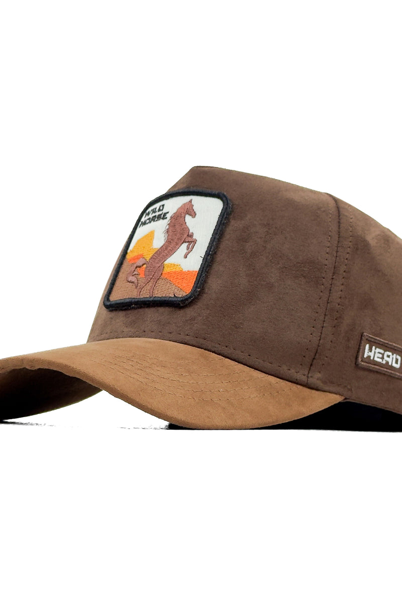 HEAD GEAR WILD HORSE 3D PATCH PREMIUM HIGH CROWN CAP