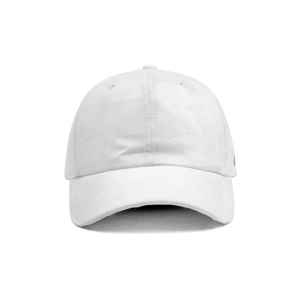 HEAD GEAR SOLID WHITE SUEDE CAP