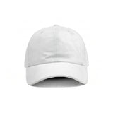 HEAD GEAR SOLID WHITE SUEDE CAP
