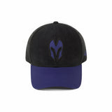 HEAD GEAR BLACK AND PURPLE REDEFINED SUEDE CAP