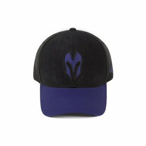 HEAD GEAR BLACK AND PURPLE REDEFINED SUEDE CAP