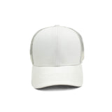 HEAD GEAR SOLID WHITE TRUCKER CAP