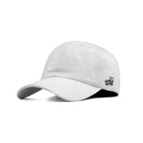 HEAD GEAR SOLID WHITE SUEDE CAP