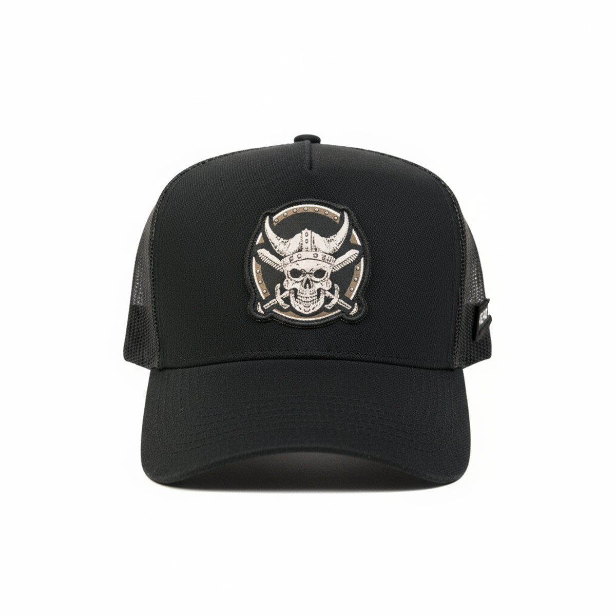HEAD GEAR PIRATE SKULL TRUCKER CAP