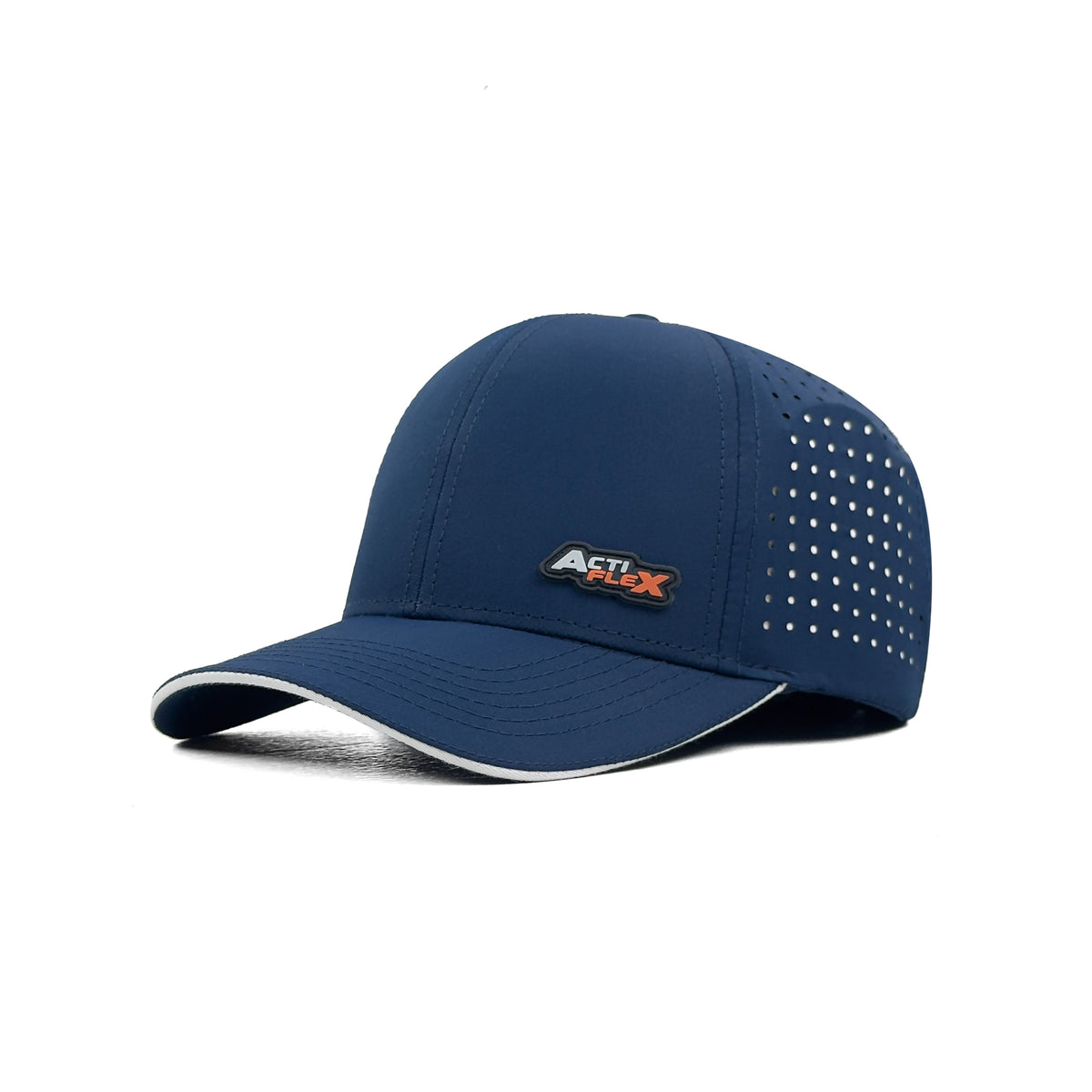 HEAD GEAR NAVY BLUE ACTI FLEX SIGNATURE SANDWICH CAP