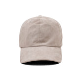 HEAD GEAR SOLID SOFT PEACH SUEDE CAP