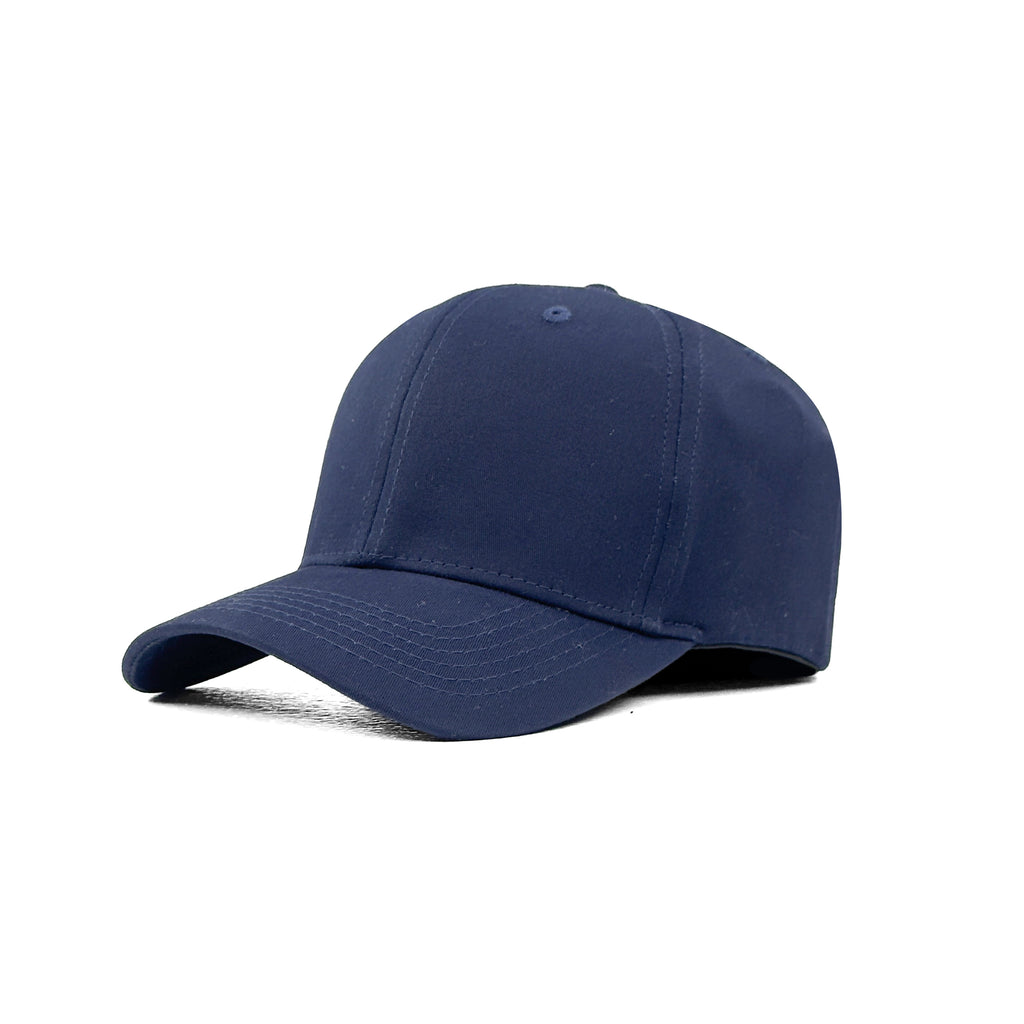 HEAD GEAR SOLID NAVY BLUE FITTED CAP
