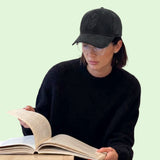 HEAD GEAR BLACK SUPER SUEDE CAP