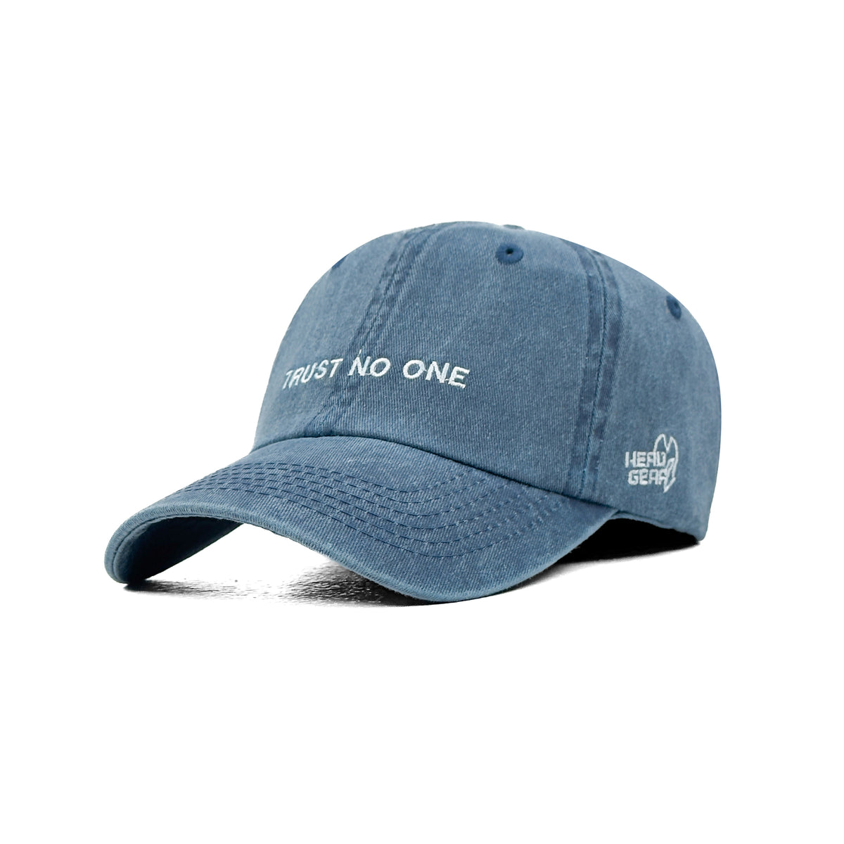 HEAD GEAR TRUST NO ONE DENIM CAP