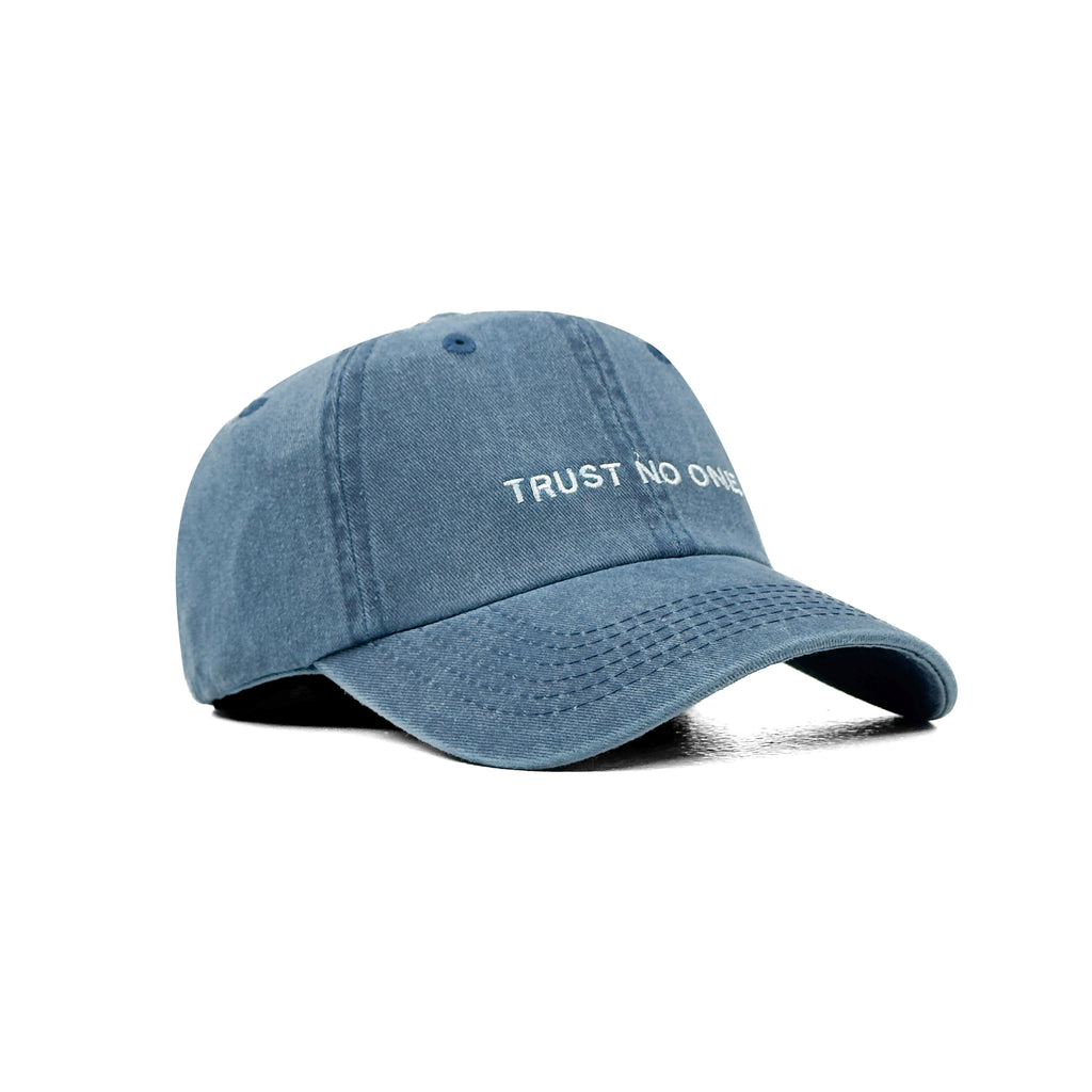 HEAD GEAR TRUST NO ONE DENIM CAP