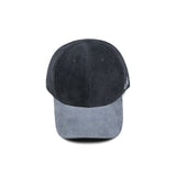 HEAD GEAR BLACK CHARCOAL GREY DUAL TONE CORD CAP