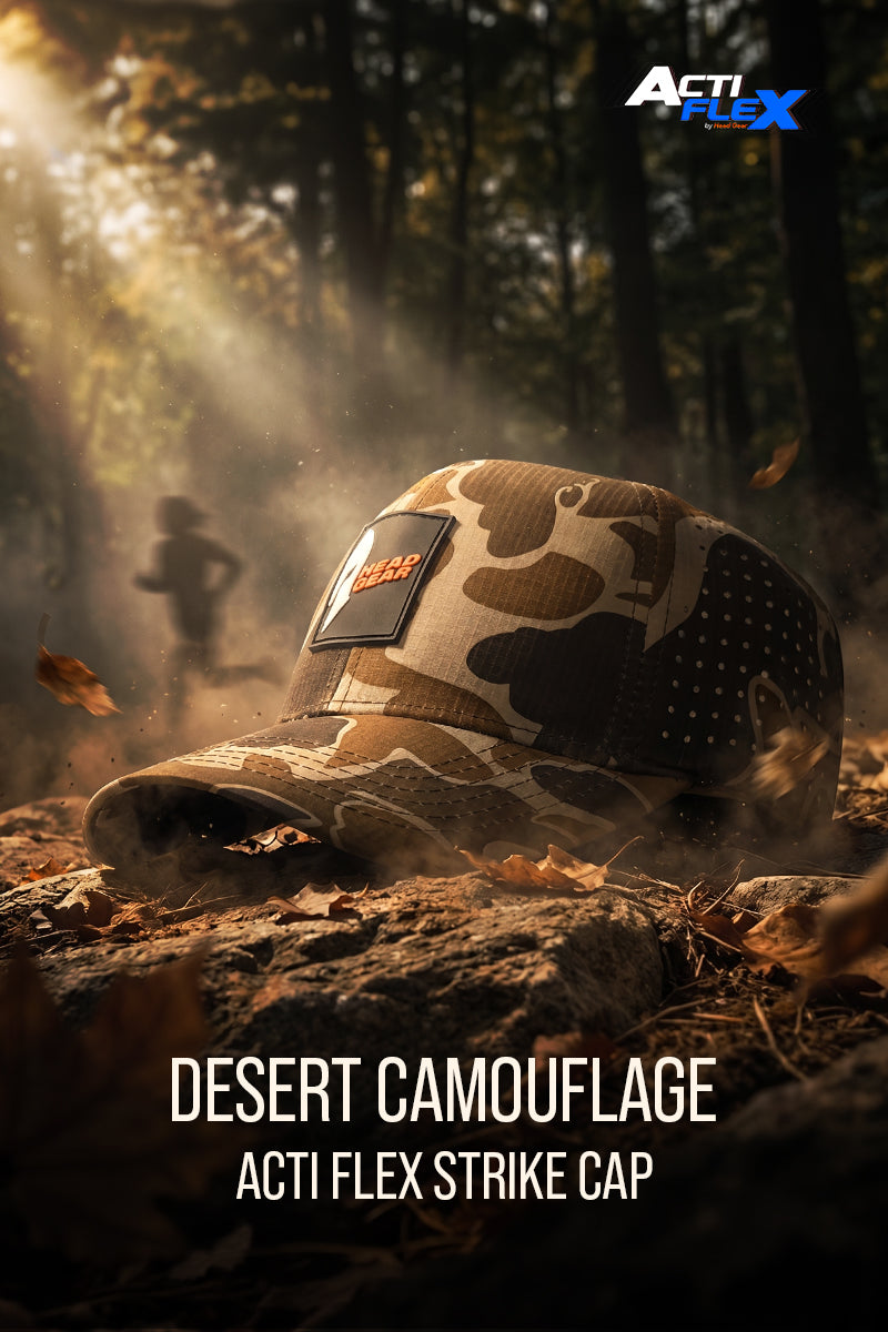 HEAD GEAR DESERT CAMOUFLAGE ACTI FLEX STRIKE CAP