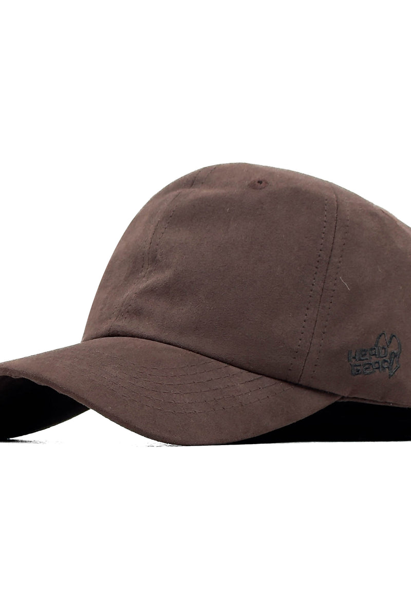 HEAD GEAR SOLID CHOCOLATE SUEDE CAP