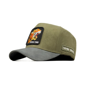HEAD GEAR BENGAL TIGER 3D PATCH PREMIUM HIGH CROWN CAP