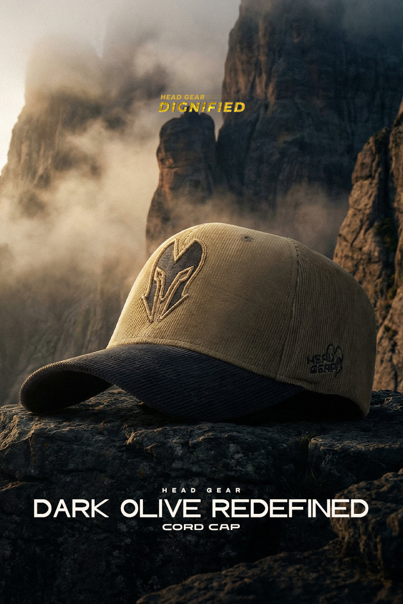 HEAD GEAR DARK OLIVE REDEFINED CORD CAP