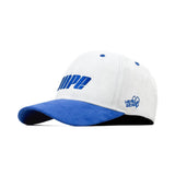 HEAD GEAR DOPE WHITE AND BLUE CAP