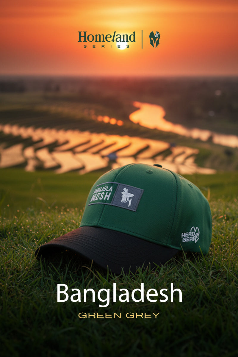 HEAD GEAR BANGLADESH GREEN GREY CAP