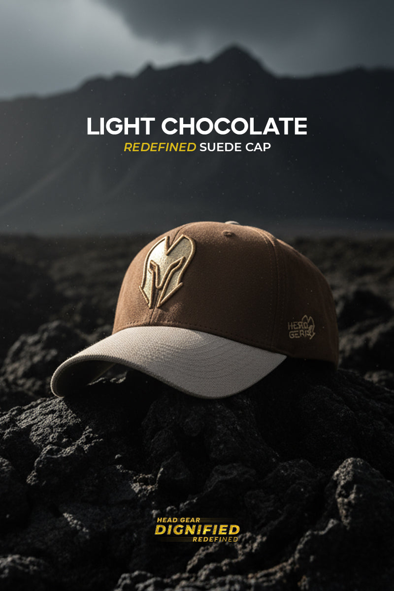 HEAD GEAR LIGHT CHOCOLATE REDEFINED SUEDE CAP