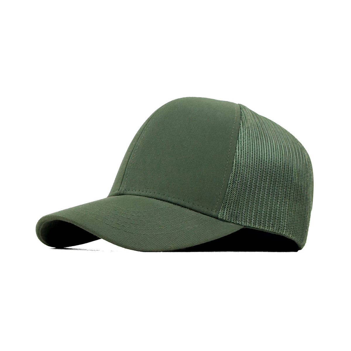 HEAD GEAR SOLID GREEN TRUCKER CAP