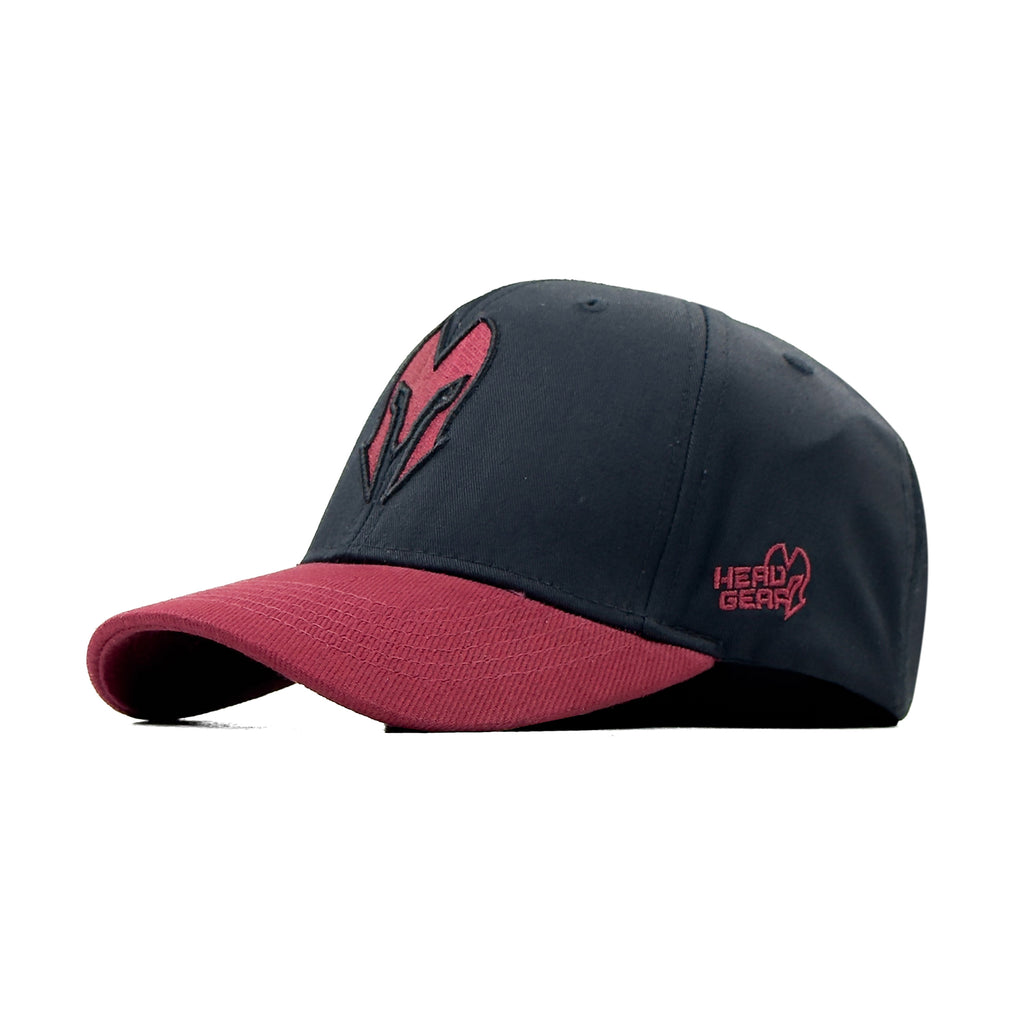 HEAD GEAR BLACK AND RED WINE REDEFINED TWILL CAP