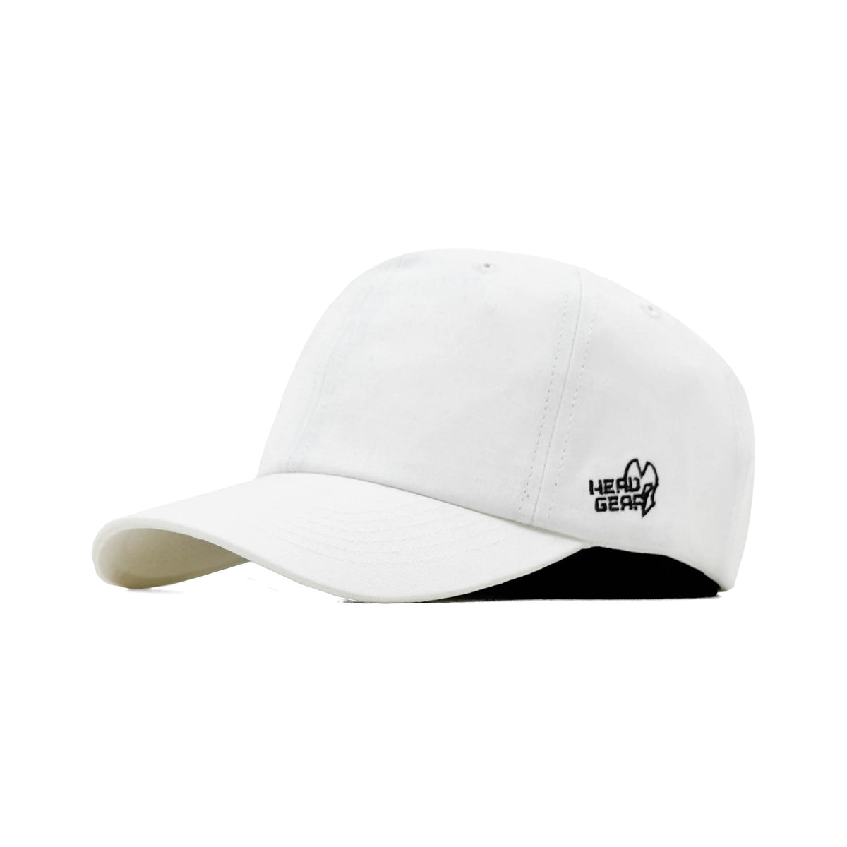 HEAD GEAR SOLID WHITE CAP