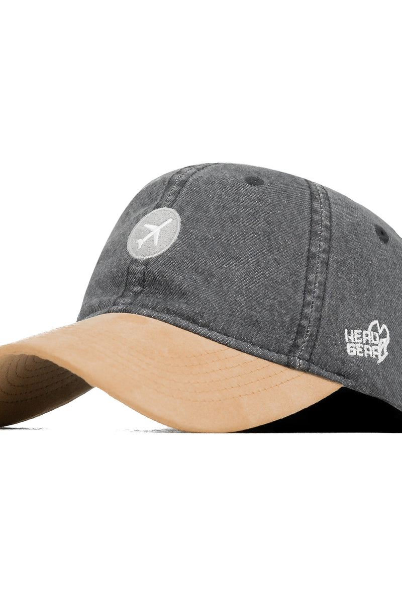 HEAD GEAR AIRPLANE WASHED DENIM CAP