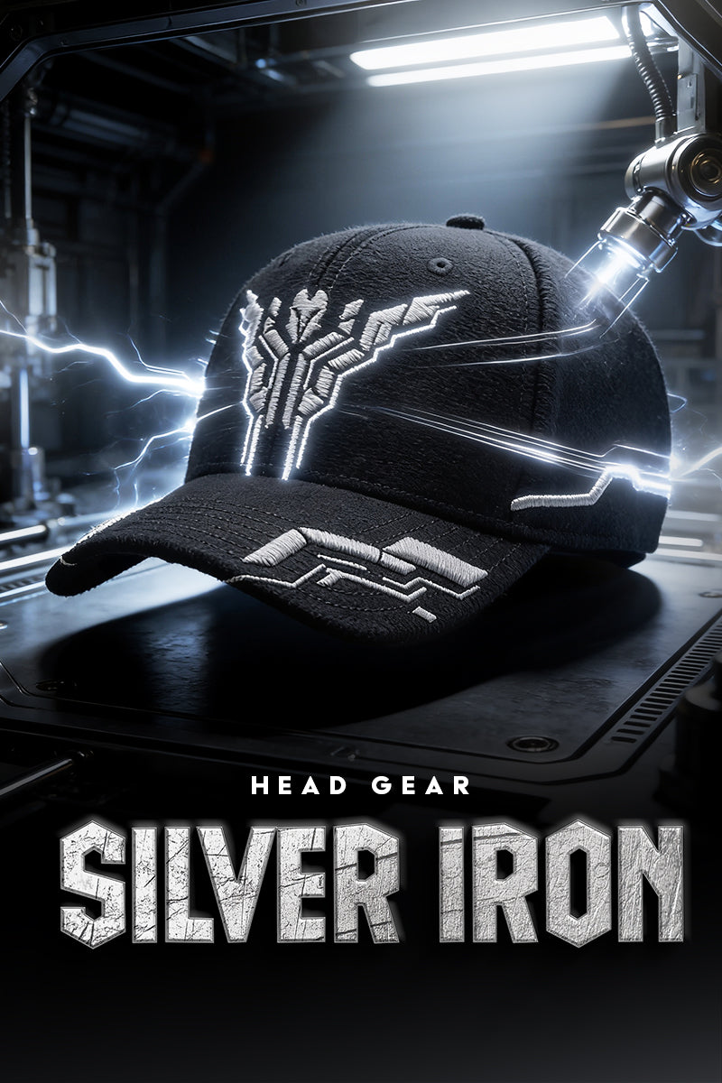 HEAD GEAR SILVER IRON CAP
