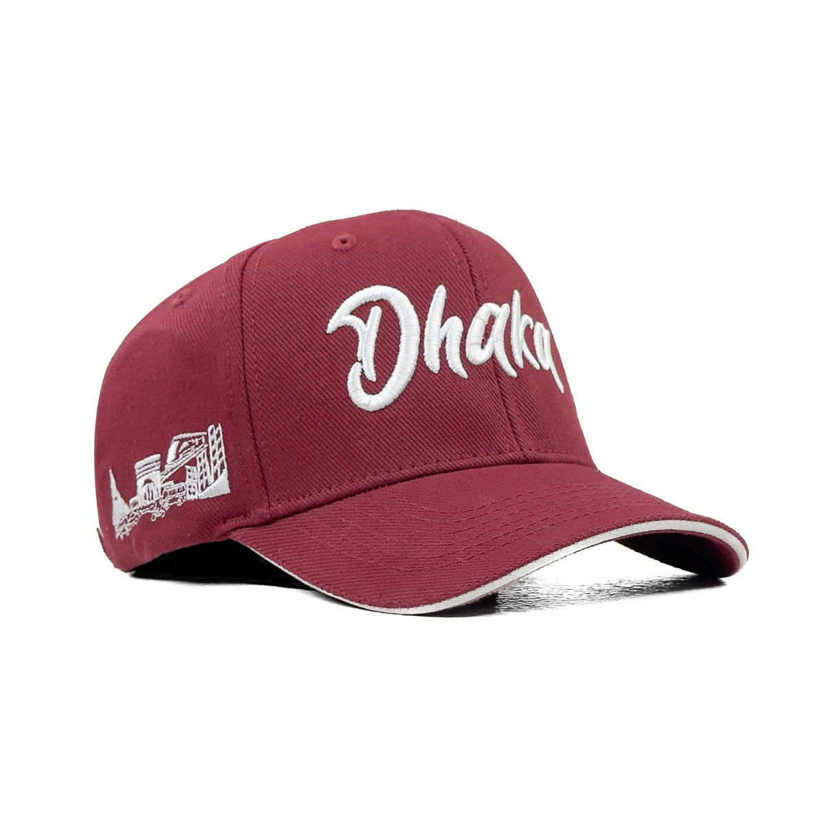 HEAD GEAR DHAKA MAROON SANDWICH CAP