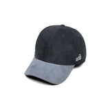 HEAD GEAR BLACK CHARCOAL GREY DUAL TONE CORD CAP