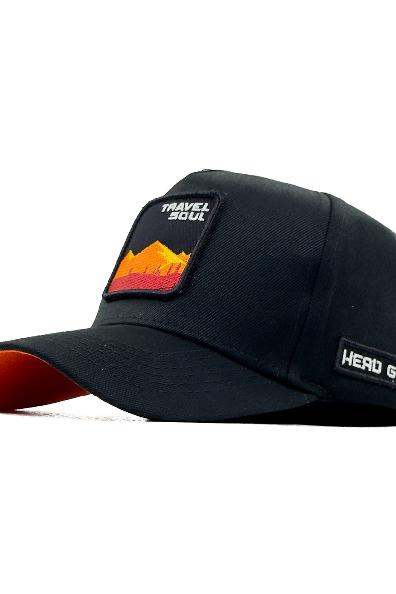 HEAD GEAR TRAVEL SOUL 3D PATCH PREMIUM HIGH CROWN CAP