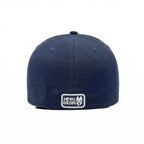 HEAD GEAR SOLID NAVY BLUE FITTED CAP