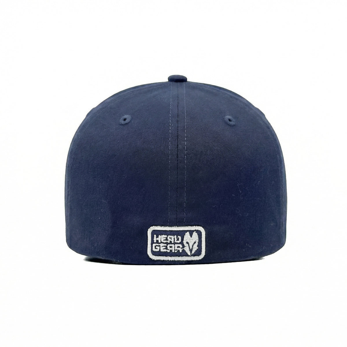 HEAD GEAR SOLID NAVY BLUE FITTED CAP