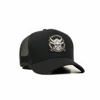 HEAD GEAR PIRATE SKULL TRUCKER CAP