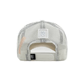 HEAD GEAR SOLID WHITE TRUCKER CAP