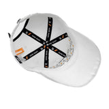 HEAD GEAR SOLID WHITE SUEDE CAP
