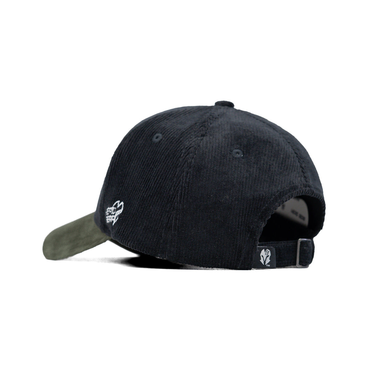 HEAD GEAR BLACK OLIVE DUAL TONE CORD CAP