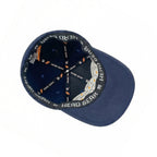 HEAD GEAR SOLID NAVY BLUE FITTED CAP