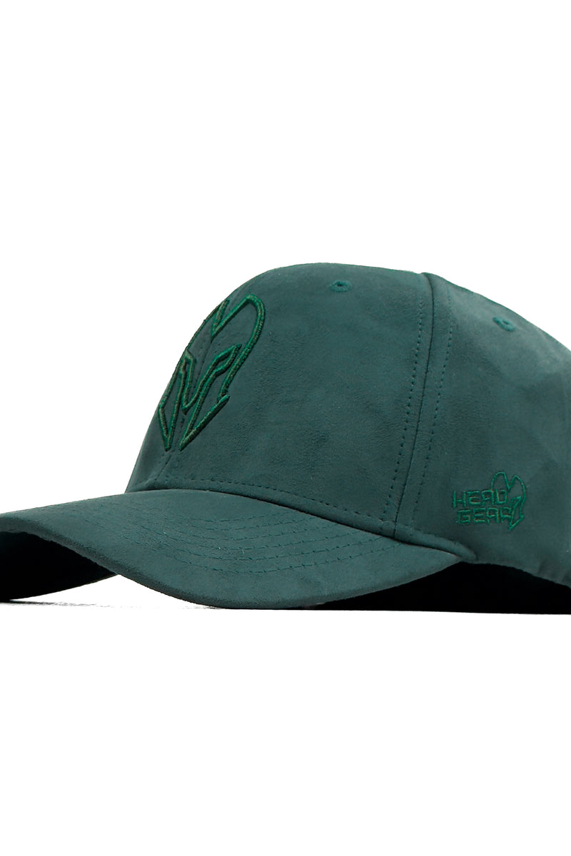 HEAD GEAR CASTLETON GREEN SUPER SUEDE CAP