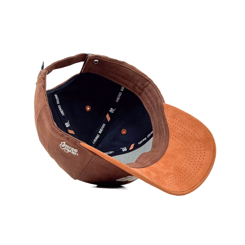 HEAD GEAR DOPE BROWN AND ORANGE CAP