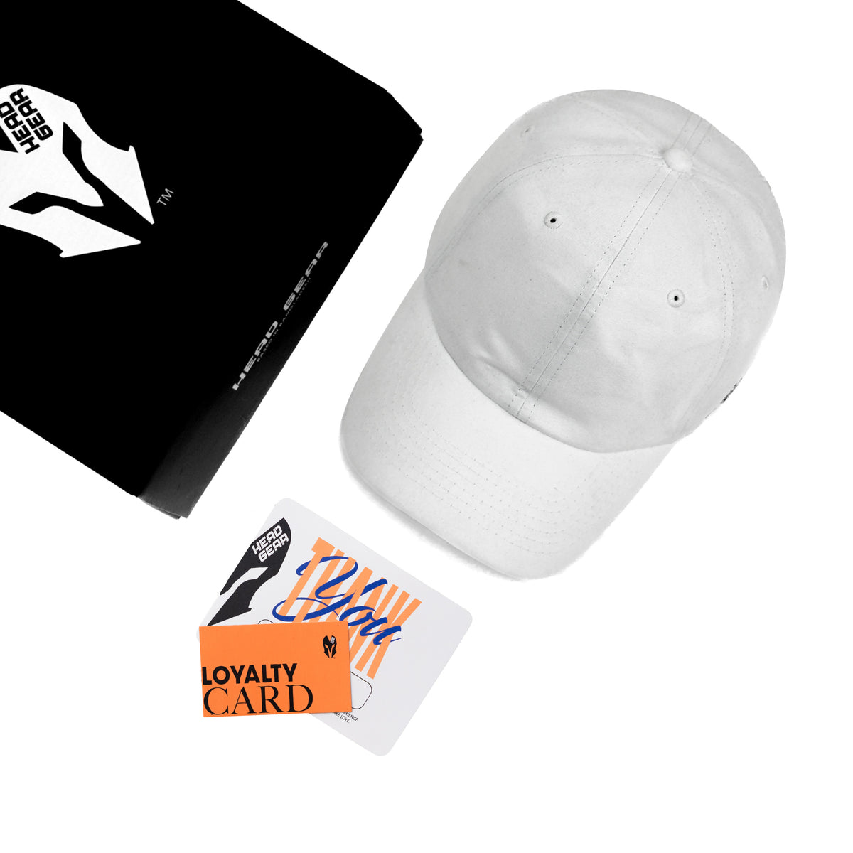 HEAD GEAR SOLID WHITE SUEDE CAP