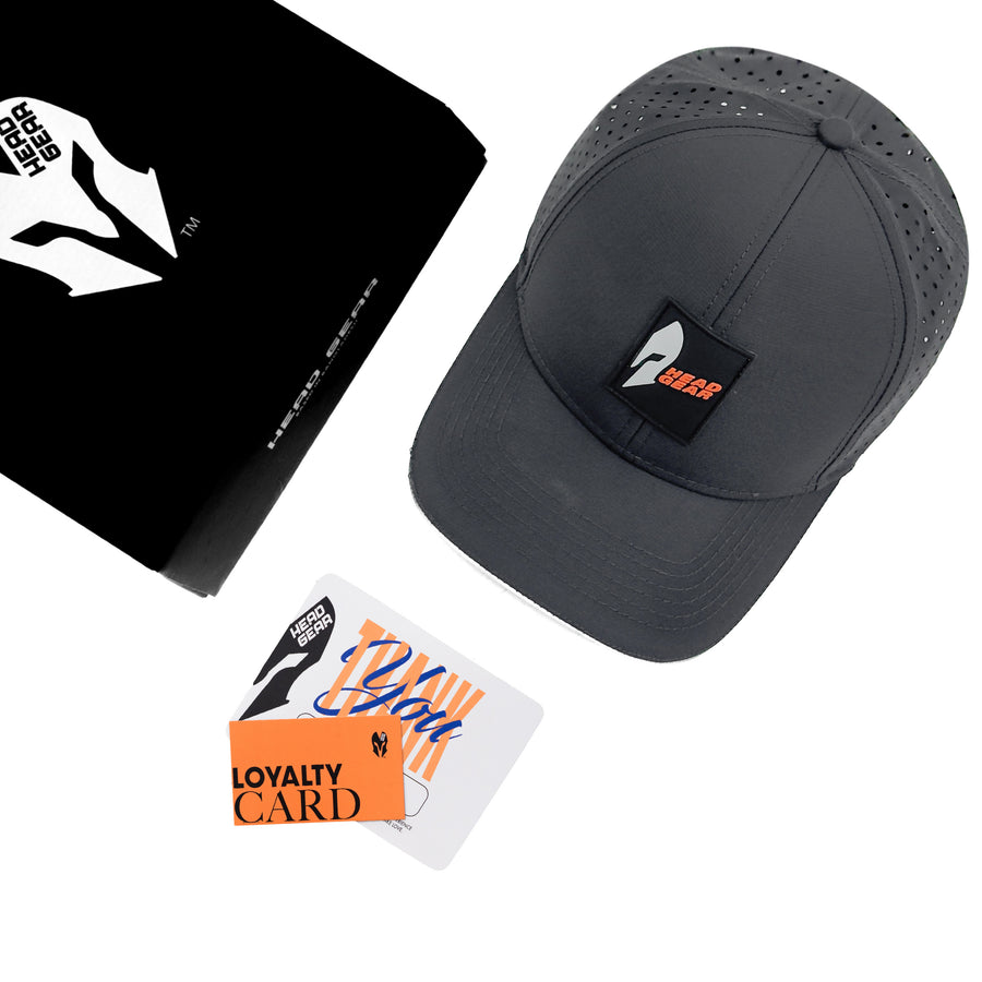 HEAD GEAR DARK GREY ACTI FLEX STRIKE SANDWICH CAP