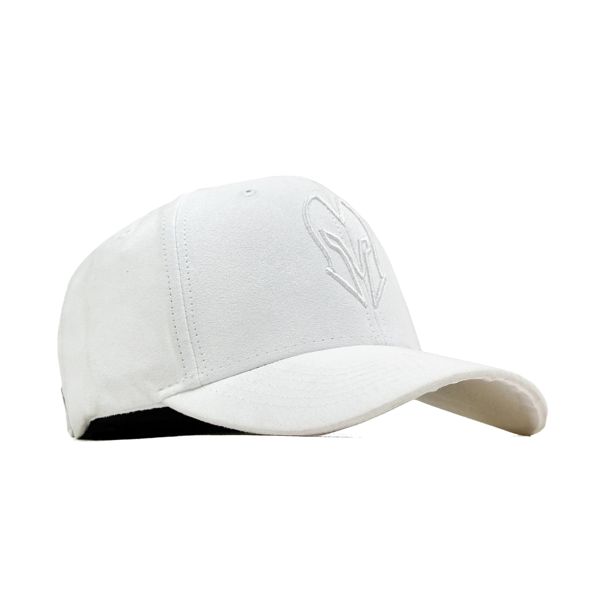 HEAD GEAR WHITE SUPER SUEDE CAP